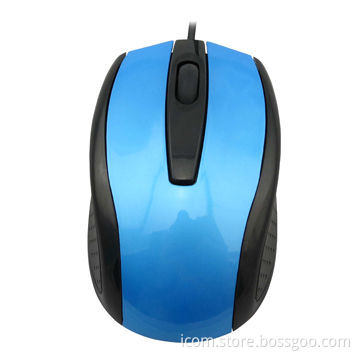 Optical Mouse with 800dpi Resolution Sensor Technology for Precise Movement